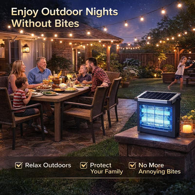DailyNest Outdoor Solar Powered Bug Zapper