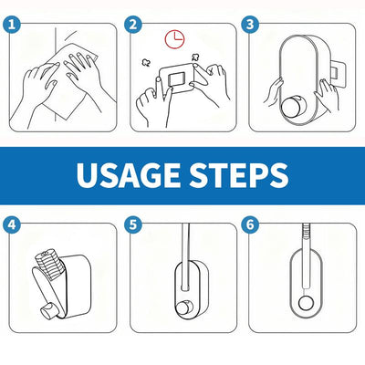 Disposable Toilet Brush Kit (No-Touch, with Refill Heads & Holder)