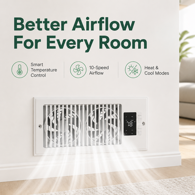 Cool Airflow Booster Fan: Fix The Room HVAC Can't Reach